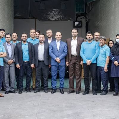 بازدید رئیس مرکز آمار و فناوری اطلاعات قوه قضاییه از کارخانه جی اند بی