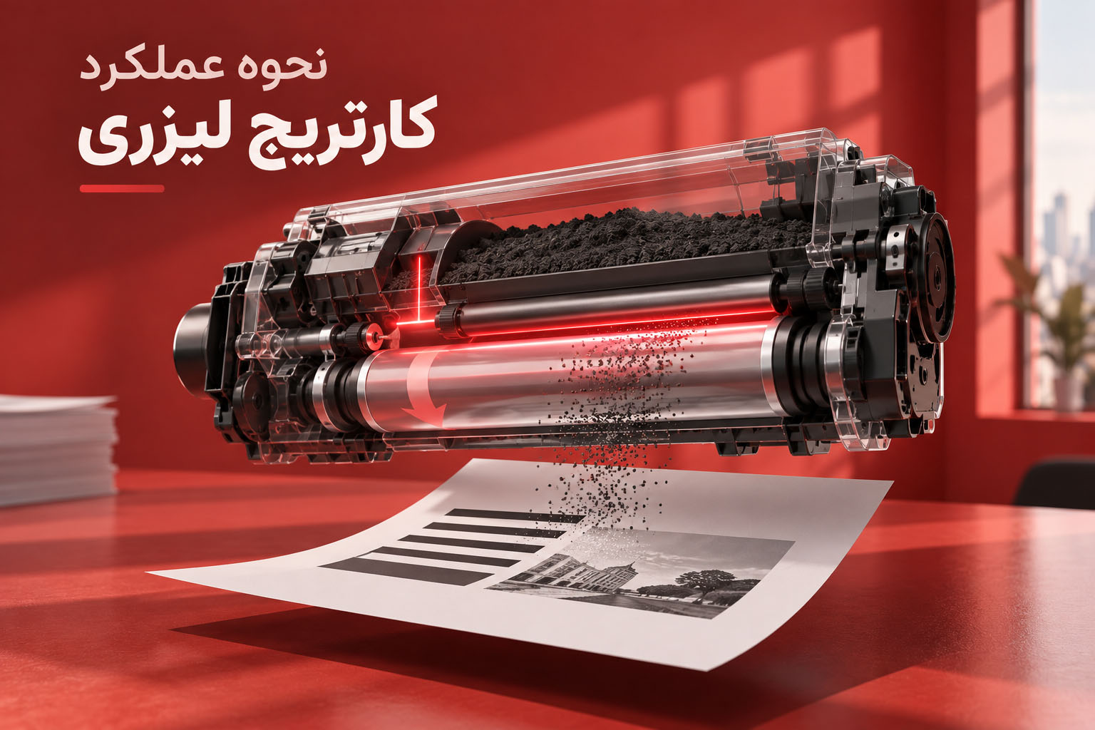 عملکرد کارتریج لیزری